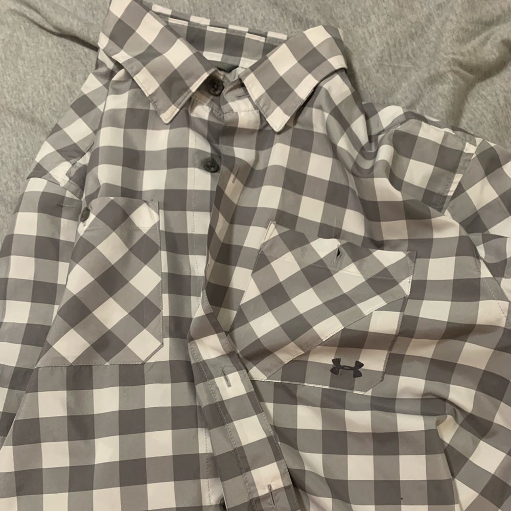 Men under armour short  sleeve fish shirt